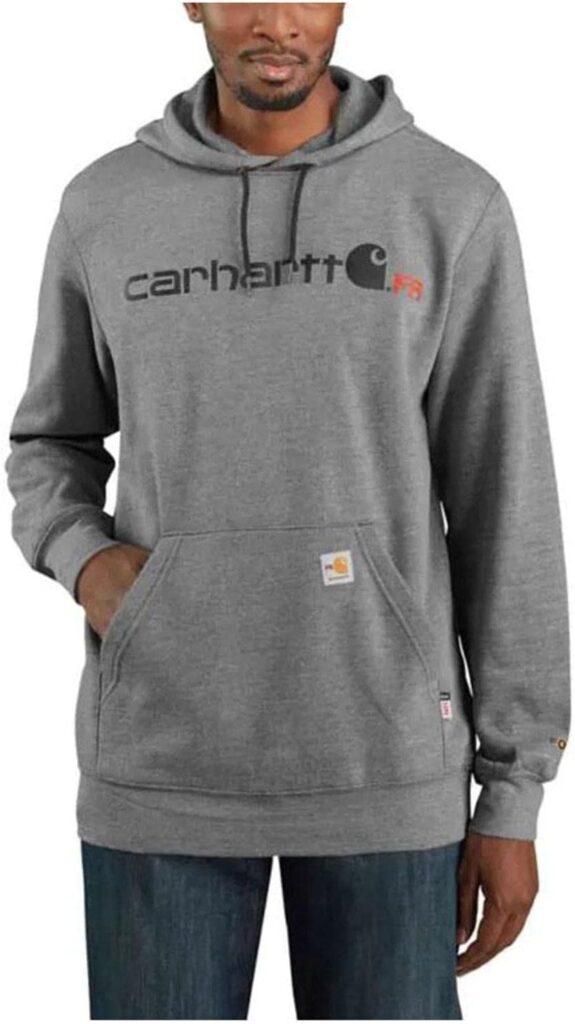 Carhartt Men's Flame-Resistant Force Original Fit Midweight Hooded Sweatshirt