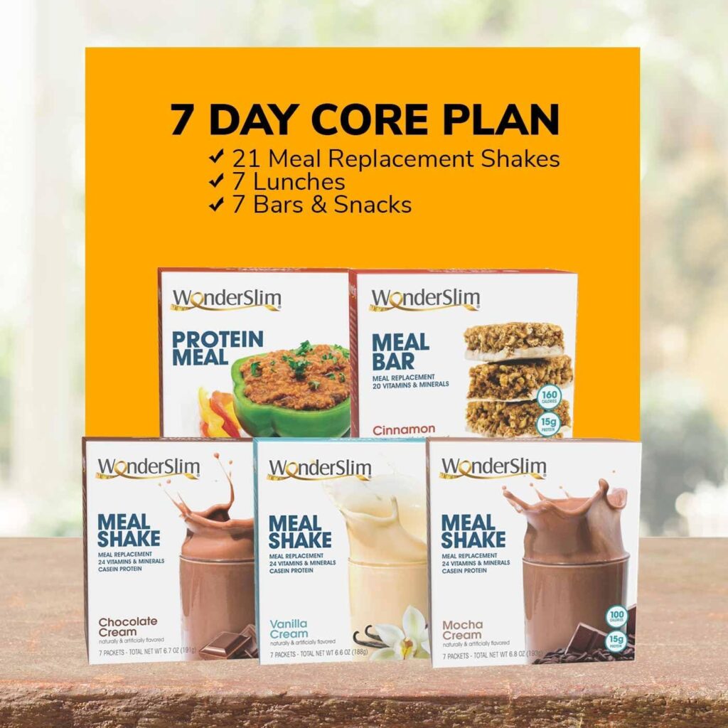 WonderSlim 1 Week Weight Loss Kit with 35 Meals & Snacks